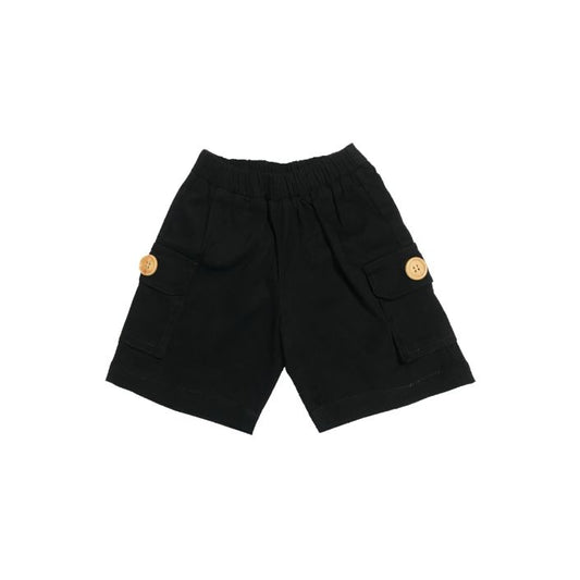 Cleve Cargo Short Pants Black